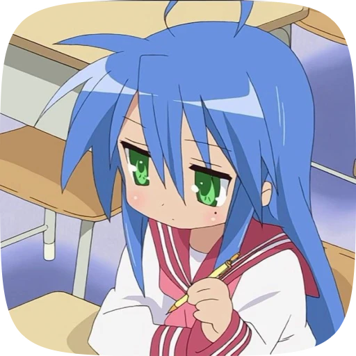 🌫 Стикер «konata lucky star» для Telegram