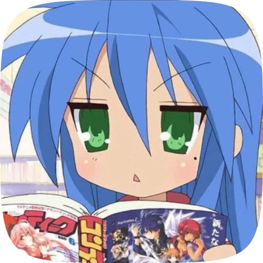 🌫 Стикер «konata lucky star» для Telegram