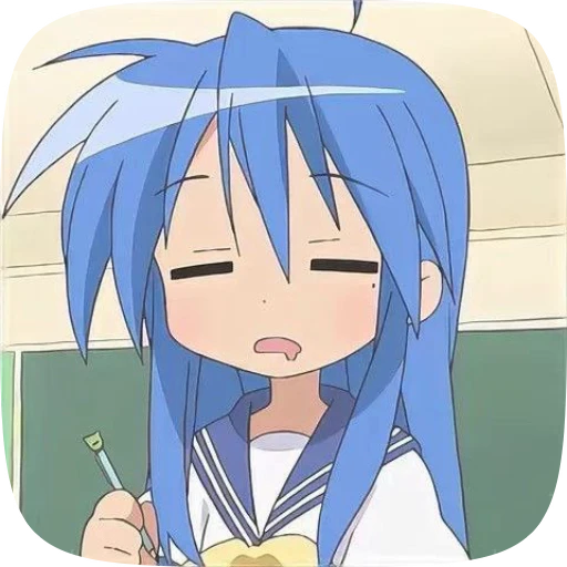 🌫 Стикер «konata lucky star» для Telegram