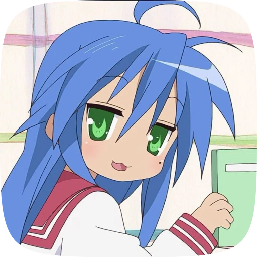 🌫 Стикер «konata lucky star» для Telegram