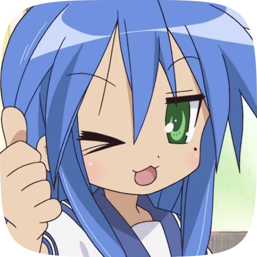 🌫 Стикер «konata lucky star» для Telegram