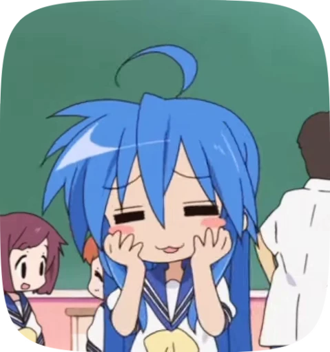 🌫 Стикер «konata lucky star» для Telegram