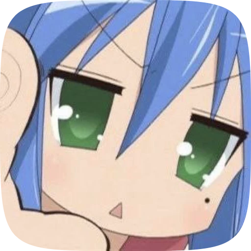 🌫 Стикер «konata lucky star» для Telegram