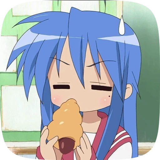 🌫 Стикер «konata lucky star» для Telegram