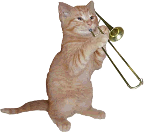 🎺 Стикер «Cats… cats everywhere!» для Telegram