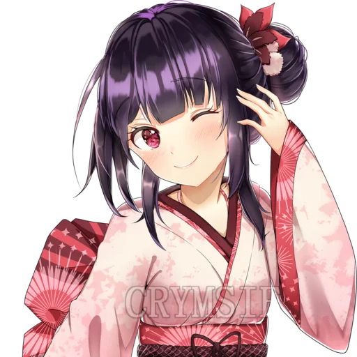 👘 Стикер «Kawaii (かわいい)» для Telegram
