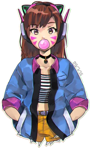 🍬 Стикер «Kawaii (かわいい)» для Telegram