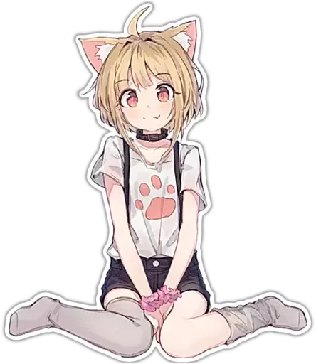 😽 Стикер «Kawaii (かわいい)» для Telegram
