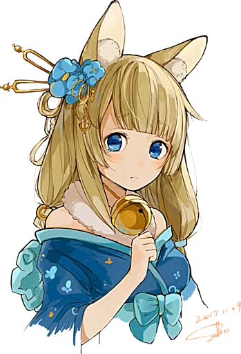 😕 Стикер «Kawaii (かわいい)» для Telegram