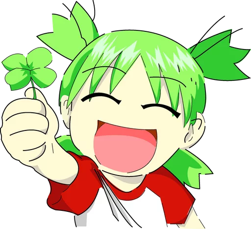 🍀 Стикер «Kawaii (かわいい)» для Telegram