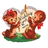Стикер 41 🧸 Винтажные эмодзи