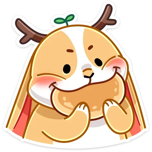 🍪 Стикер «Снежный Листочек» для Telegram