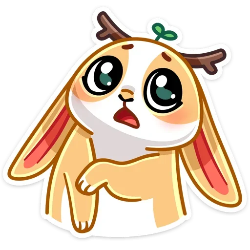 😬 Стикер «Снежный Листочек» для Telegram