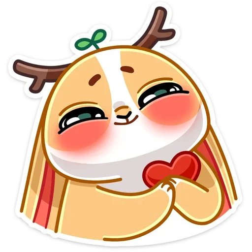 ❤️ Стикер «Снежный Листочек» для Telegram