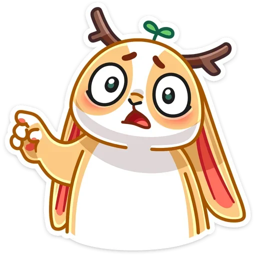 😳 Стикер «Снежный Листочек» для Telegram