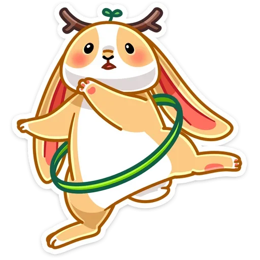 💃 Стикер «Снежный Листочек» для Telegram