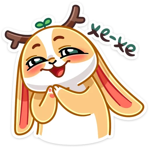 😈 Стикер «Снежный Листочек» для Telegram