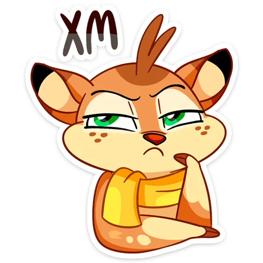 🤔 Стикер «Новогодний Лифи» для Telegram