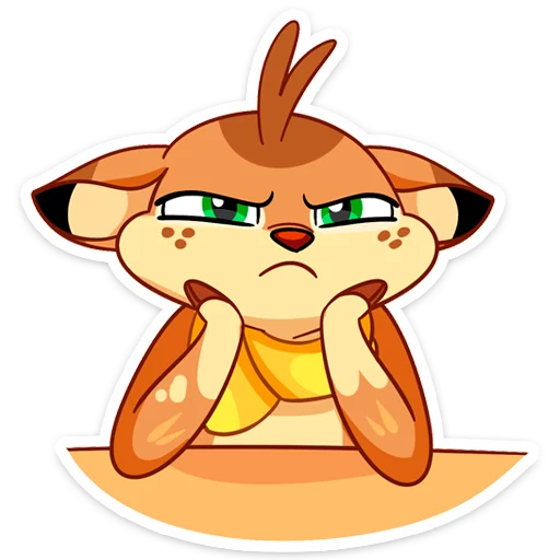 😕 Стикер «Новогодний Лифи» для Telegram