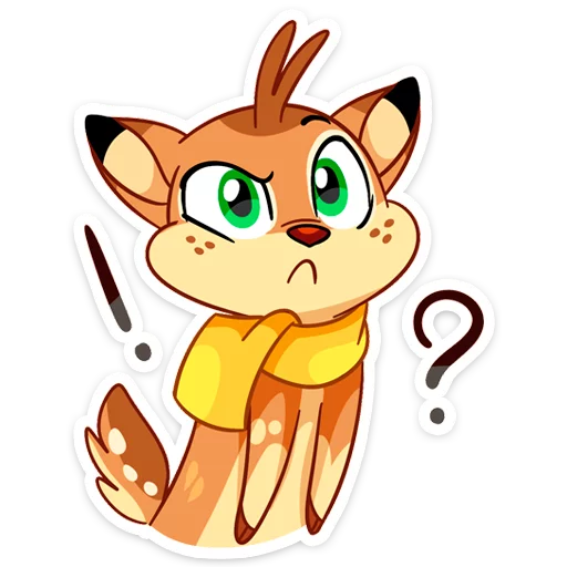 🤔 Стикер «Новогодний Лифи» для Telegram