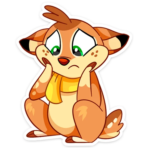 😟 Стикер «Новогодний Лифи» для Telegram