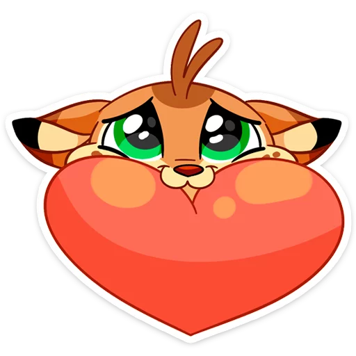 ❤️ Стикер «Новогодний Лифи» для Telegram