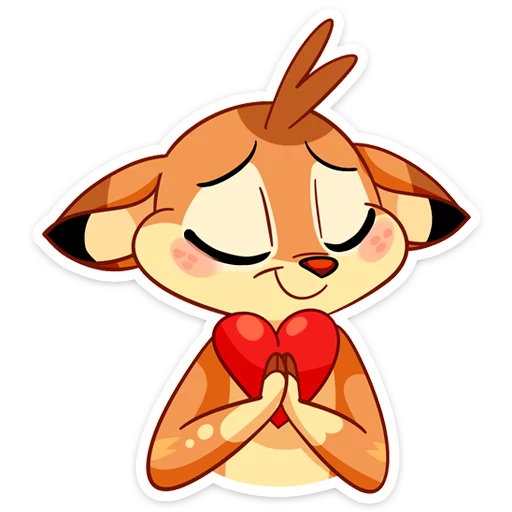 ❤️ Стикер «Новогодний Лифи» для Telegram