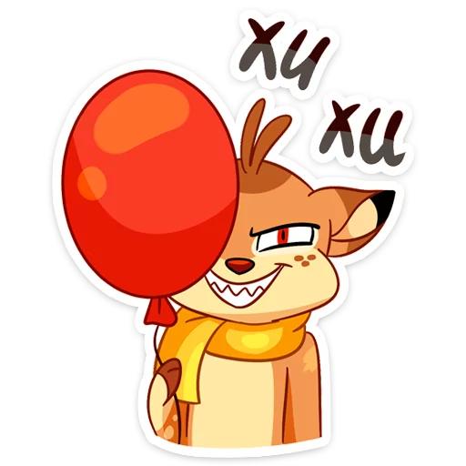 😈 Стикер «Новогодний Лифи» для Telegram