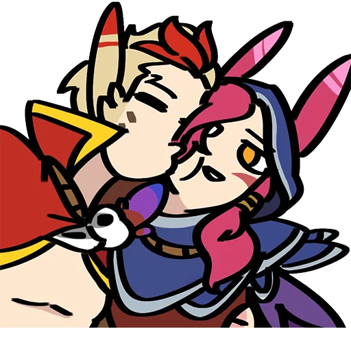 ❤️ Стикер «League of Trolls Лига троллей» для Telegram
