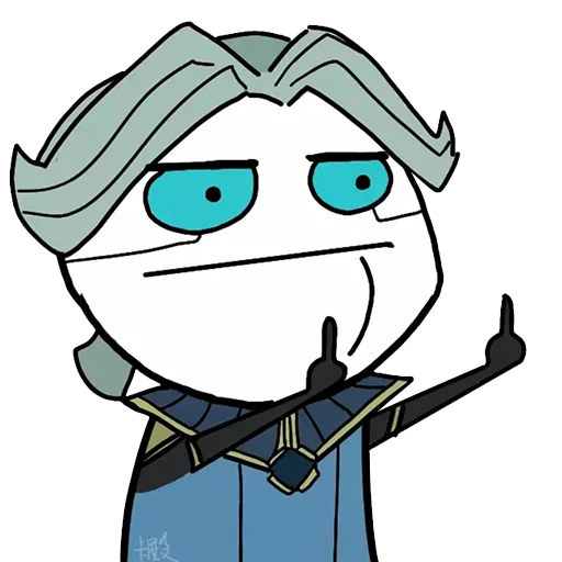 🖕 Стикер «League of Trolls Лига троллей» для Telegram