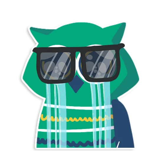 😢 Стикер «learnoff-owl» для Telegram