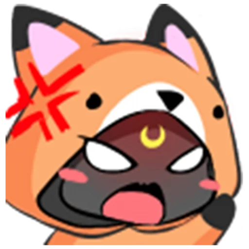 😠 Стикер «Foxo» для Telegram