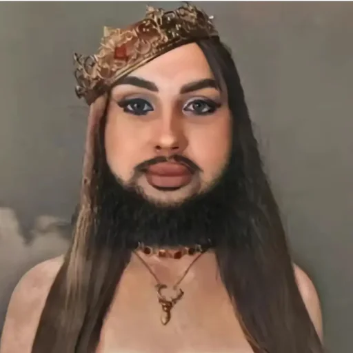 🧔‍♀ Стикер «Леди диана» для Telegram