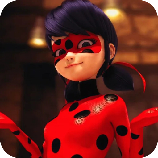 👓 Стикер «Ladybug» для Telegram