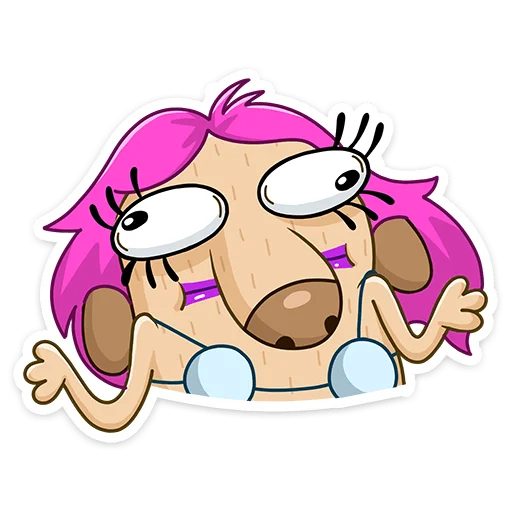🤷‍♂️ Стикер «Леди Ди» для Telegram