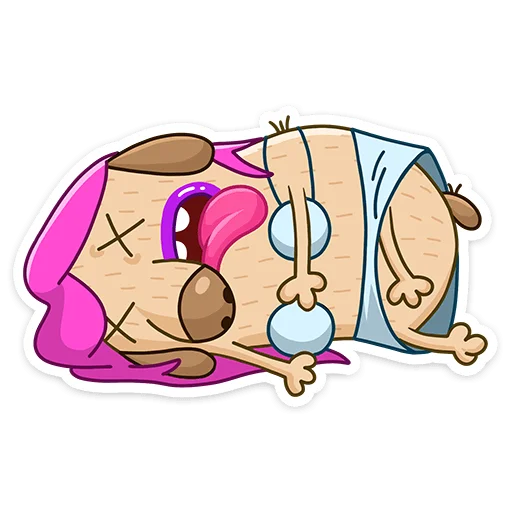 😵 Стикер «Леди Ди» для Telegram
