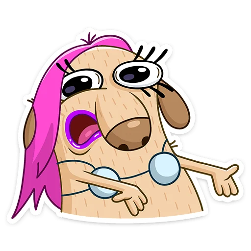 ❓ Стикер «Леди Ди» для Telegram