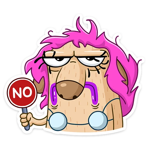 🙅‍♂️ Стикер «Леди Ди» для Telegram