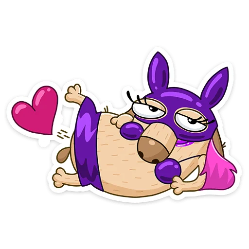 ❤️ Стикер «Леди Ди» для Telegram