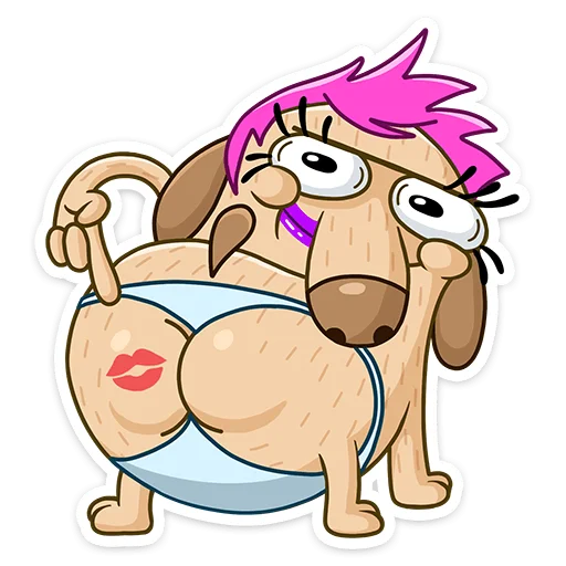 🍑 Стикер «Леди Ди» для Telegram