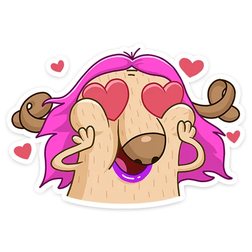 😍 Стикер «Леди Ди» для Telegram