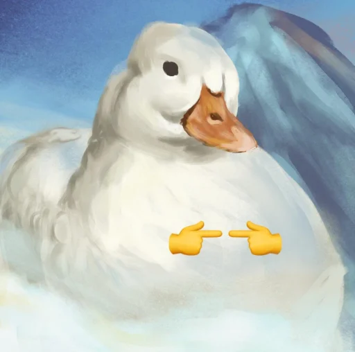 🙃 Стикер «Le Ducc» для Telegram