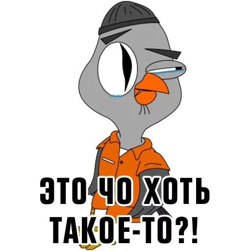 ⁉ Стикер «Подозрительная сова» для Telegram