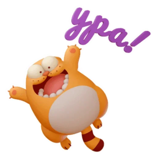 🤩 Стикер «LegCat and Co» для Telegram