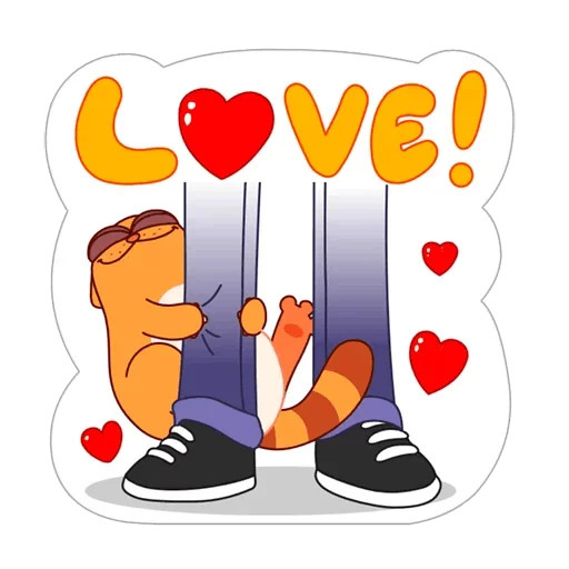 💕 Стикер «LegCat_macmad» для Telegram