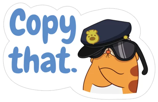 Стикерпак Legcat для Telegram