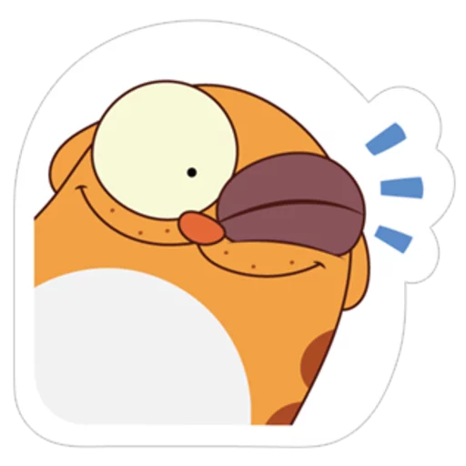 😉 Стикер «Legcat» для Telegram