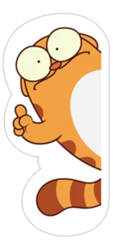 😐 Стикер «Legcat» для Telegram