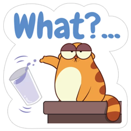 😒 Стикер «Legcat» для Telegram