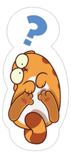 😳 Стикер «Legcat» для Telegram